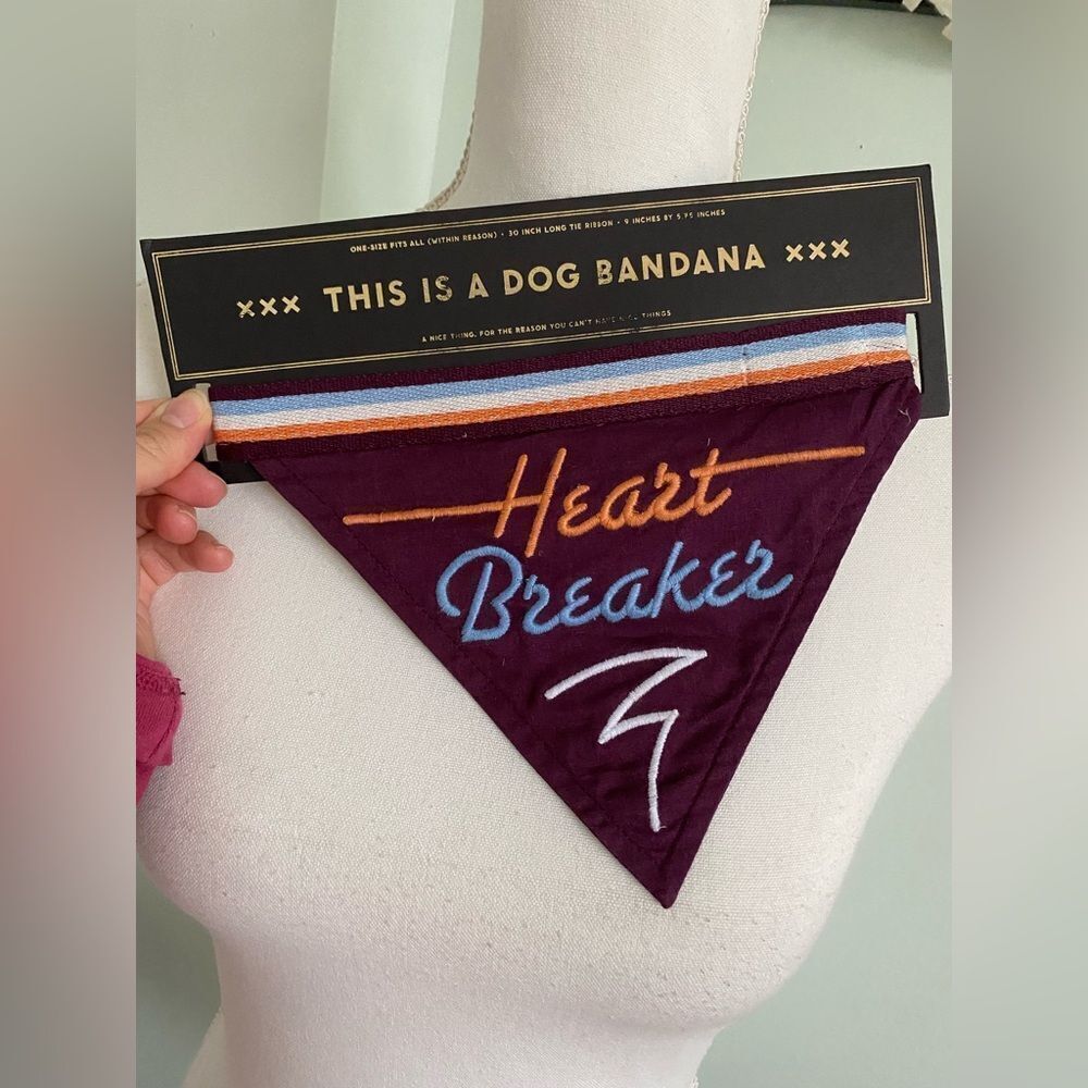Easy, Tiger - Heart Breaker Dog/Cat Bandana
